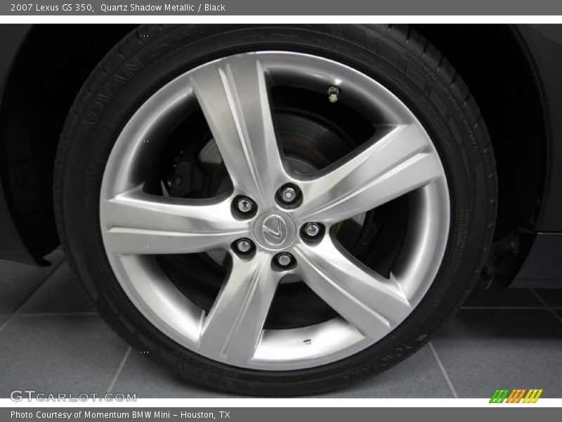 Quartz Shadow Metallic / Black 2007 Lexus GS 350