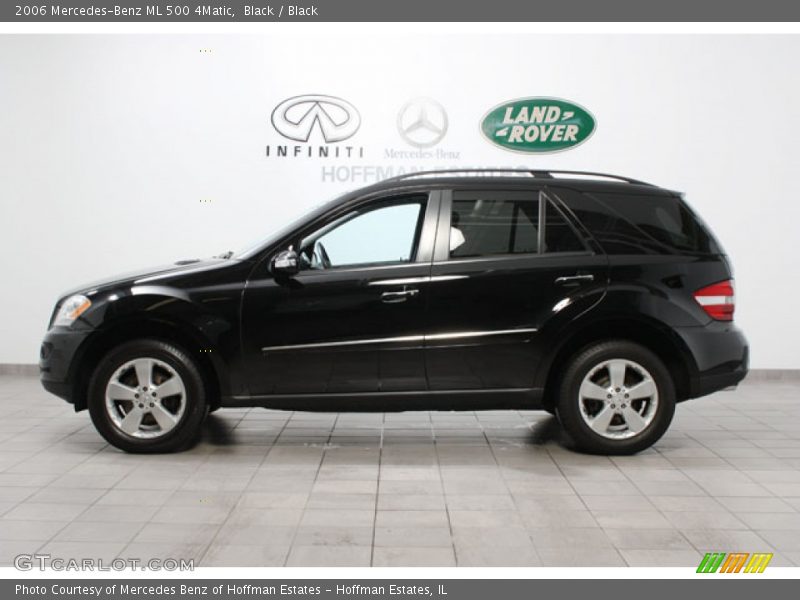 Black / Black 2006 Mercedes-Benz ML 500 4Matic