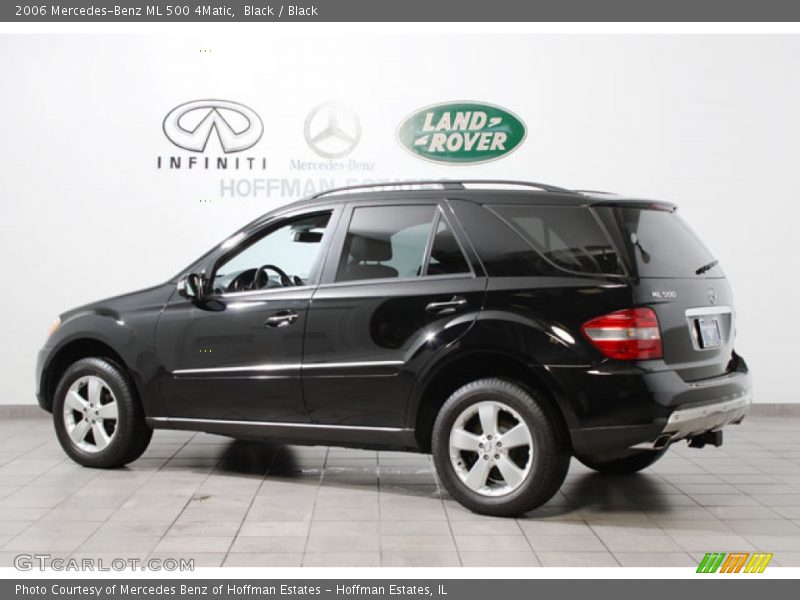 Black / Black 2006 Mercedes-Benz ML 500 4Matic