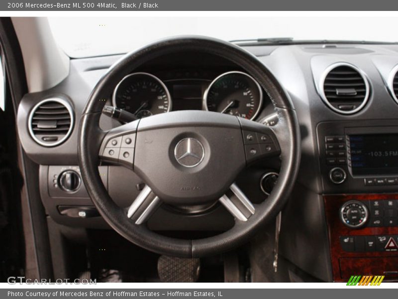 Black / Black 2006 Mercedes-Benz ML 500 4Matic
