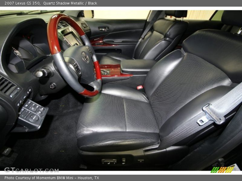 Quartz Shadow Metallic / Black 2007 Lexus GS 350