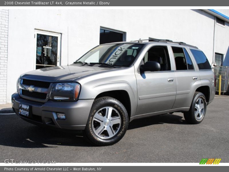 Graystone Metallic / Ebony 2008 Chevrolet TrailBlazer LT 4x4