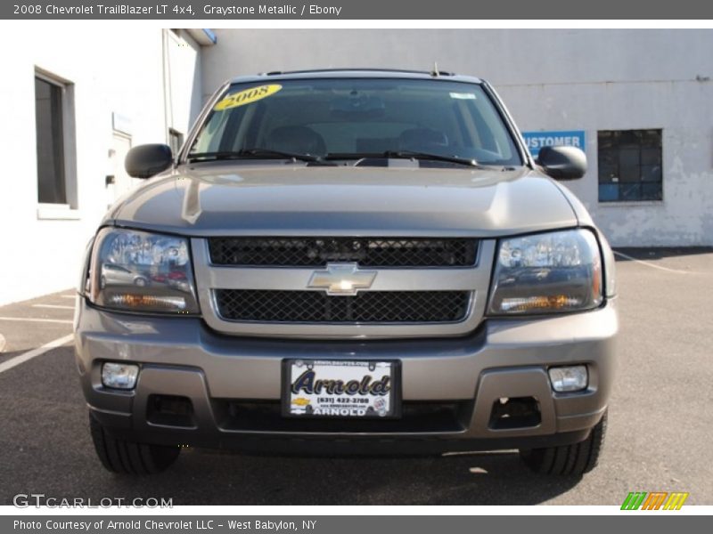 Graystone Metallic / Ebony 2008 Chevrolet TrailBlazer LT 4x4