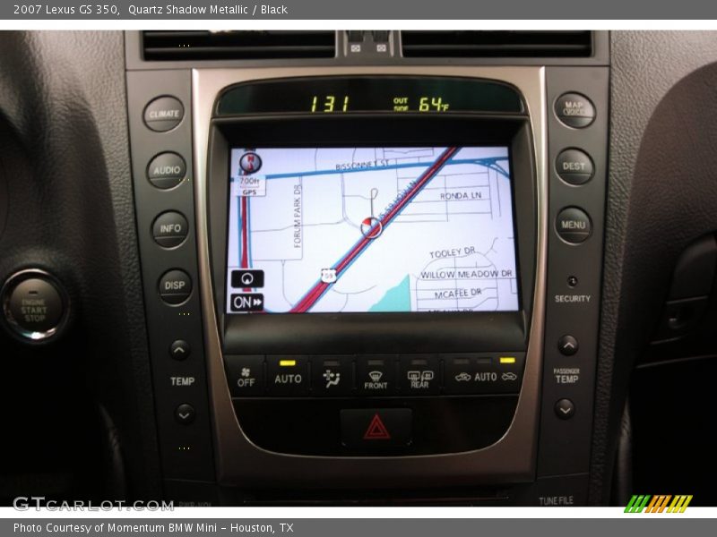 Quartz Shadow Metallic / Black 2007 Lexus GS 350