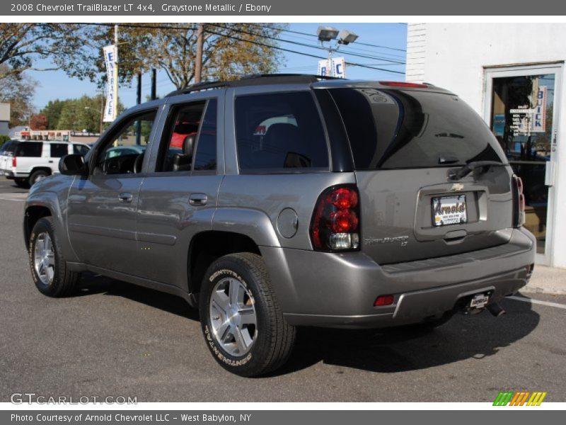 Graystone Metallic / Ebony 2008 Chevrolet TrailBlazer LT 4x4