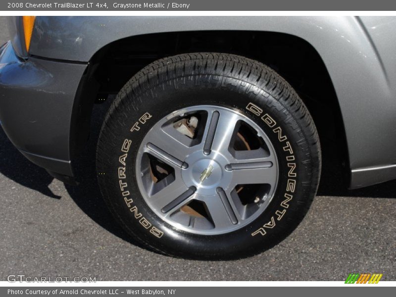 Graystone Metallic / Ebony 2008 Chevrolet TrailBlazer LT 4x4