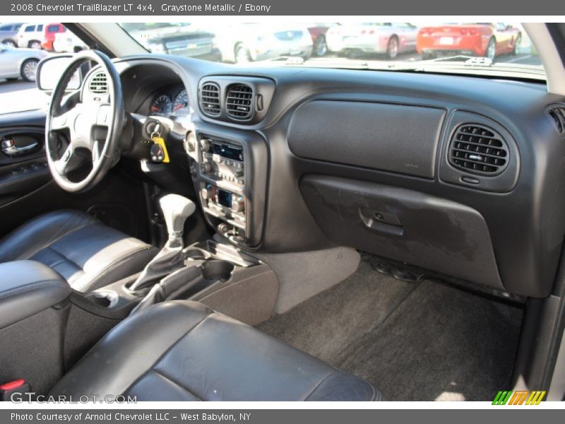 Graystone Metallic / Ebony 2008 Chevrolet TrailBlazer LT 4x4