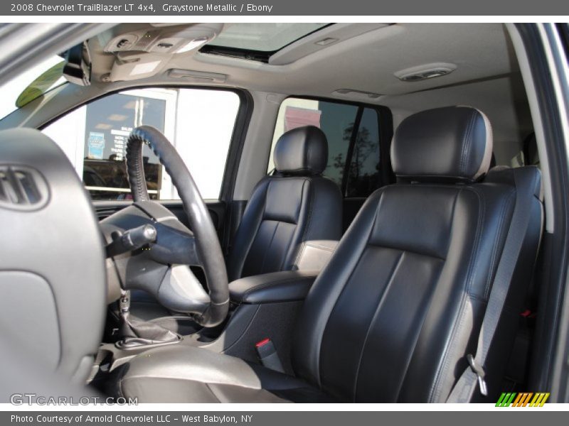 Graystone Metallic / Ebony 2008 Chevrolet TrailBlazer LT 4x4