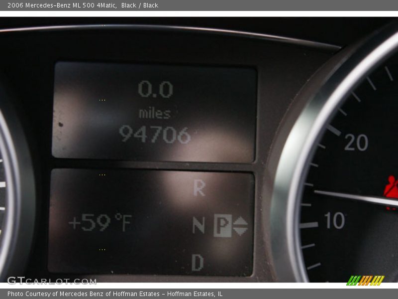 Black / Black 2006 Mercedes-Benz ML 500 4Matic