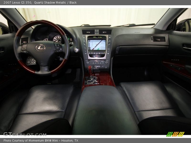 Quartz Shadow Metallic / Black 2007 Lexus GS 350