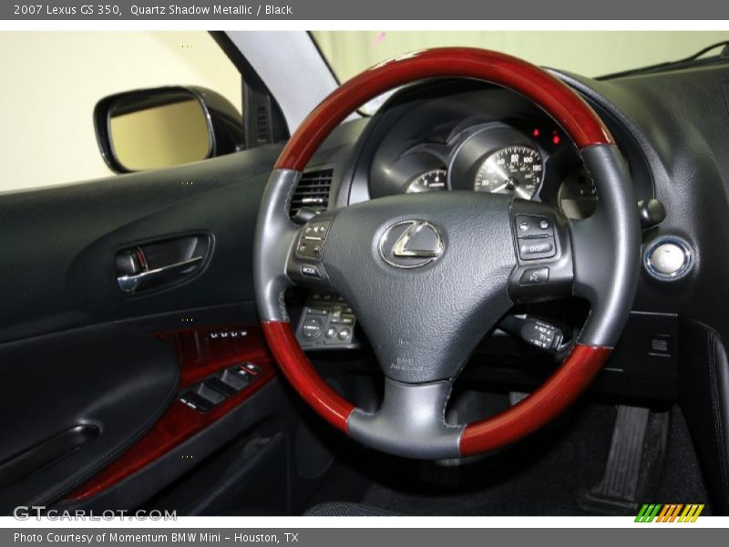 Quartz Shadow Metallic / Black 2007 Lexus GS 350