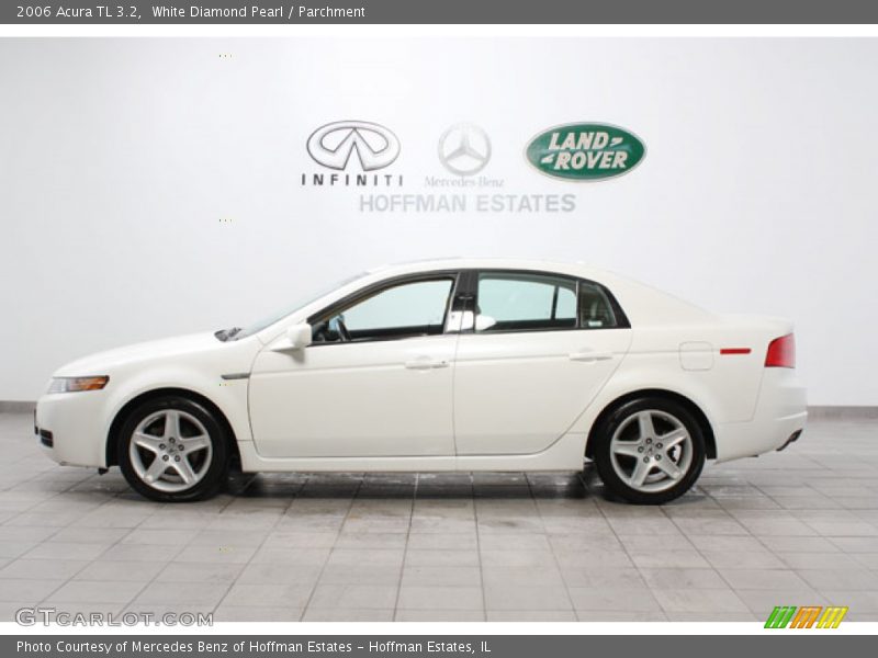 White Diamond Pearl / Parchment 2006 Acura TL 3.2