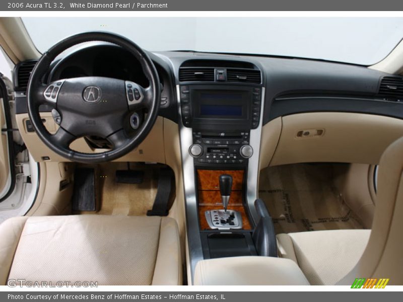 White Diamond Pearl / Parchment 2006 Acura TL 3.2