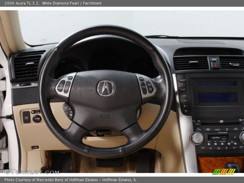 White Diamond Pearl / Parchment 2006 Acura TL 3.2