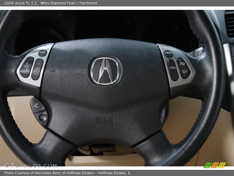 White Diamond Pearl / Parchment 2006 Acura TL 3.2