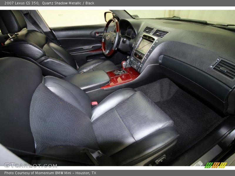 Quartz Shadow Metallic / Black 2007 Lexus GS 350