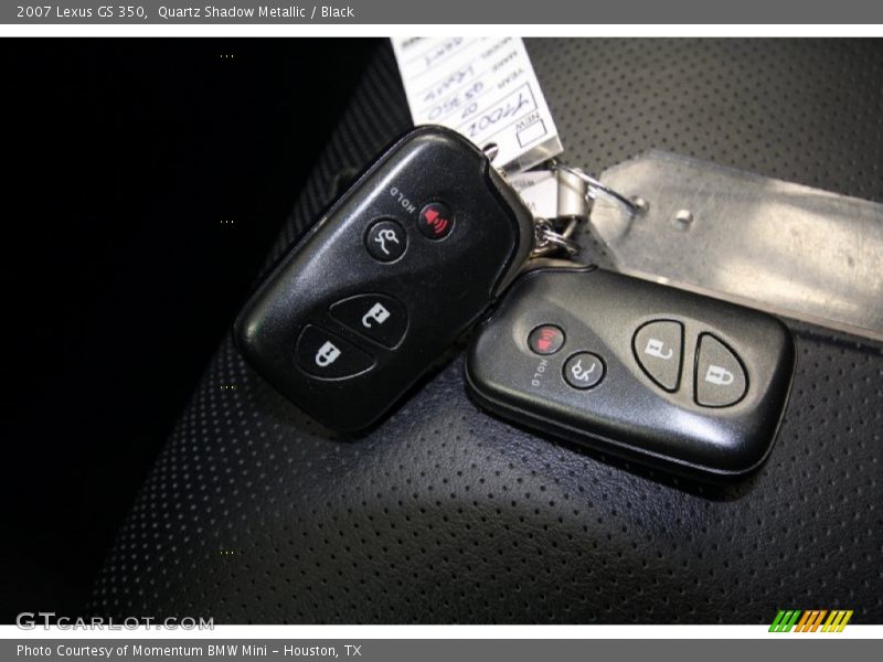 Quartz Shadow Metallic / Black 2007 Lexus GS 350