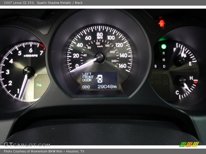 Quartz Shadow Metallic / Black 2007 Lexus GS 350