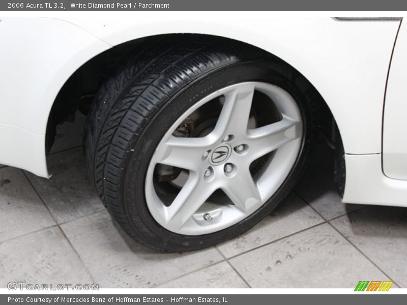 White Diamond Pearl / Parchment 2006 Acura TL 3.2