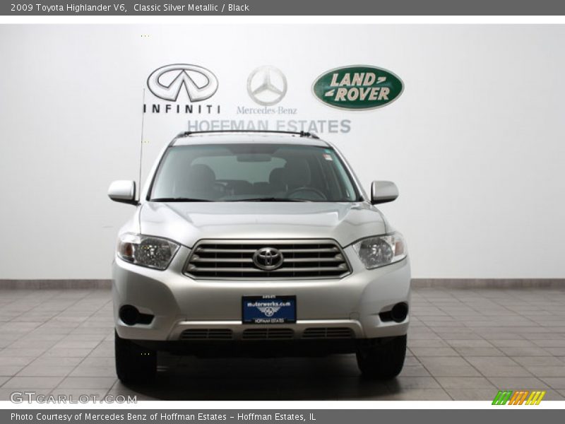 Classic Silver Metallic / Black 2009 Toyota Highlander V6