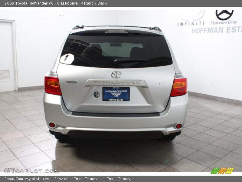 Classic Silver Metallic / Black 2009 Toyota Highlander V6