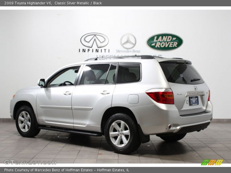 Classic Silver Metallic / Black 2009 Toyota Highlander V6