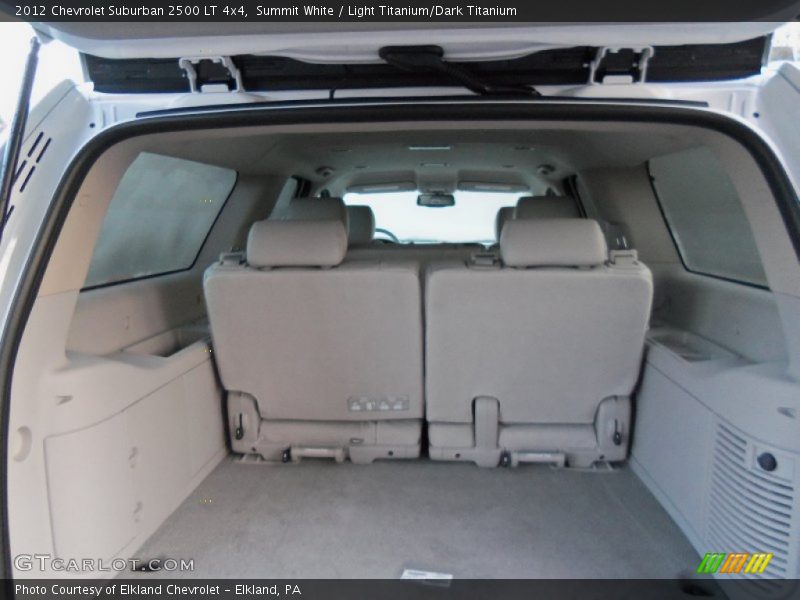 Summit White / Light Titanium/Dark Titanium 2012 Chevrolet Suburban 2500 LT 4x4