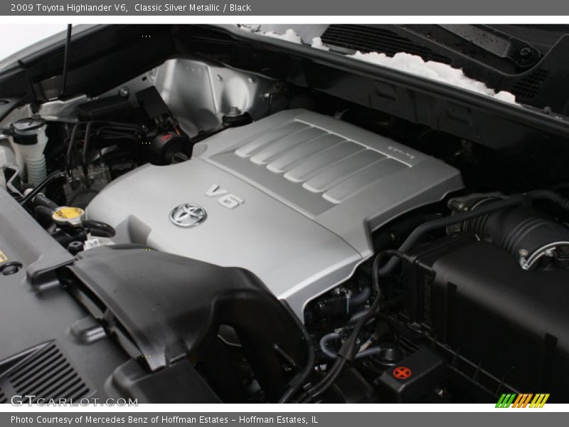 Classic Silver Metallic / Black 2009 Toyota Highlander V6