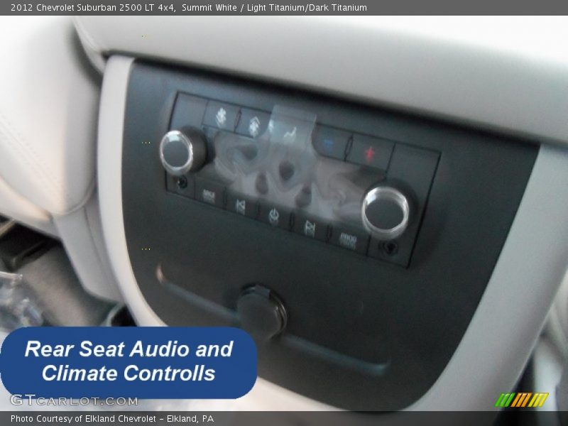 Summit White / Light Titanium/Dark Titanium 2012 Chevrolet Suburban 2500 LT 4x4