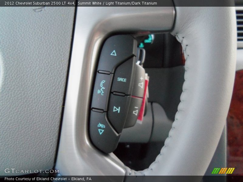 Summit White / Light Titanium/Dark Titanium 2012 Chevrolet Suburban 2500 LT 4x4