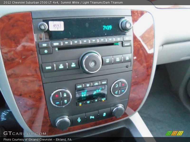 Summit White / Light Titanium/Dark Titanium 2012 Chevrolet Suburban 2500 LT 4x4