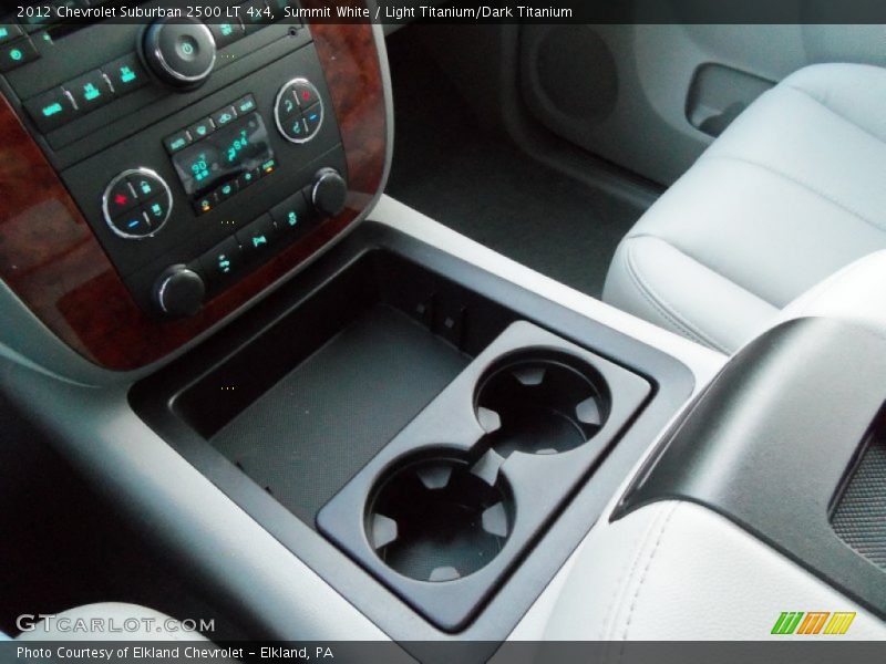 Summit White / Light Titanium/Dark Titanium 2012 Chevrolet Suburban 2500 LT 4x4