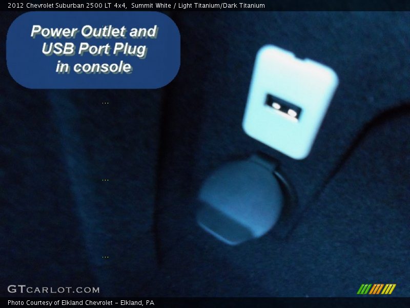 Summit White / Light Titanium/Dark Titanium 2012 Chevrolet Suburban 2500 LT 4x4