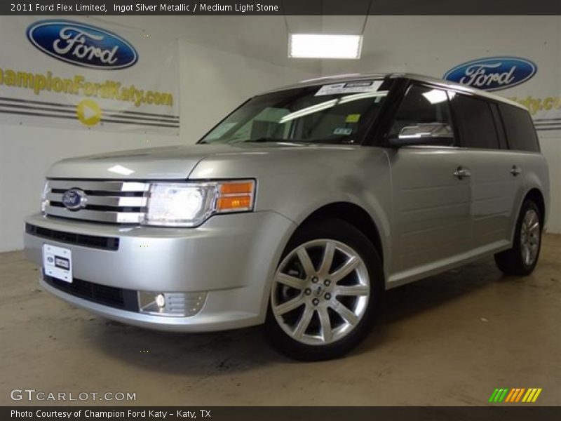 Ingot Silver Metallic / Medium Light Stone 2011 Ford Flex Limited
