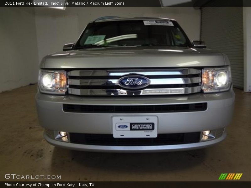 Ingot Silver Metallic / Medium Light Stone 2011 Ford Flex Limited