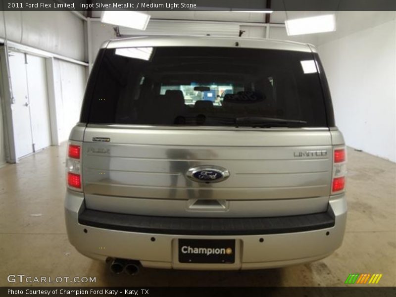 Ingot Silver Metallic / Medium Light Stone 2011 Ford Flex Limited