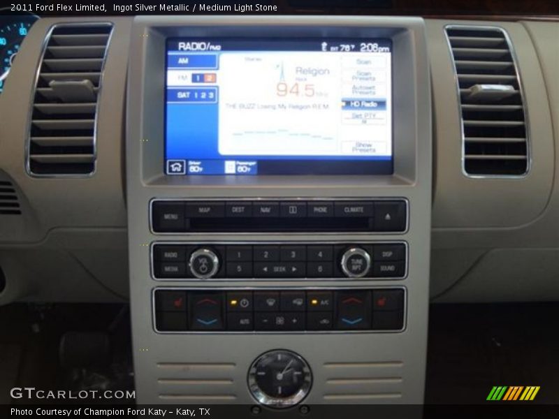 Ingot Silver Metallic / Medium Light Stone 2011 Ford Flex Limited