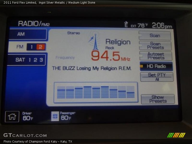 Ingot Silver Metallic / Medium Light Stone 2011 Ford Flex Limited