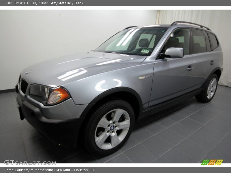 Silver Gray Metallic / Black 2005 BMW X3 3.0i