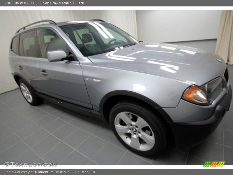 Silver Gray Metallic / Black 2005 BMW X3 3.0i