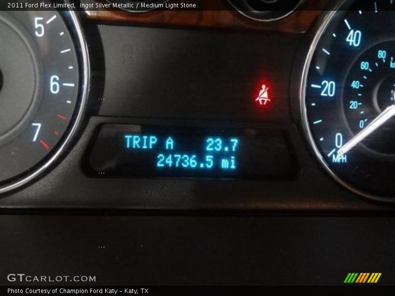 Ingot Silver Metallic / Medium Light Stone 2011 Ford Flex Limited