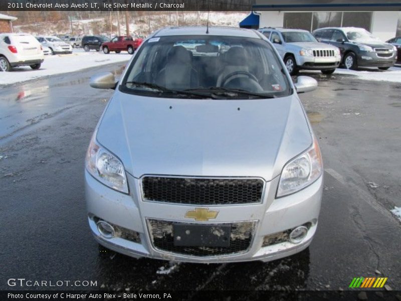 Ice Silver Metallic / Charcoal 2011 Chevrolet Aveo Aveo5 LT