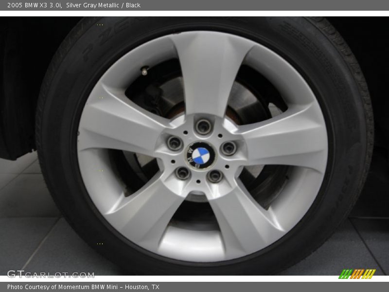 Silver Gray Metallic / Black 2005 BMW X3 3.0i