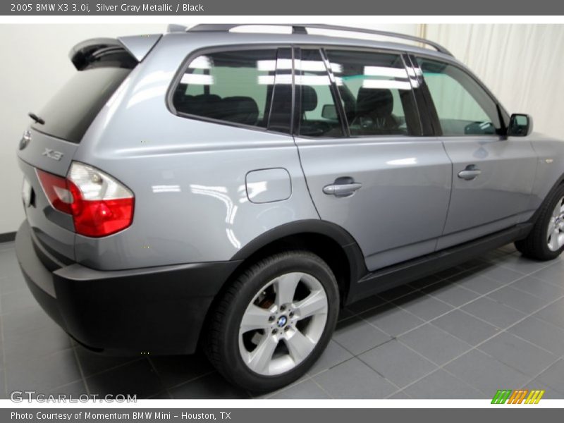 Silver Gray Metallic / Black 2005 BMW X3 3.0i