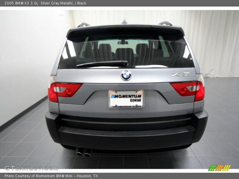 Silver Gray Metallic / Black 2005 BMW X3 3.0i