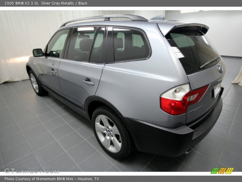 Silver Gray Metallic / Black 2005 BMW X3 3.0i
