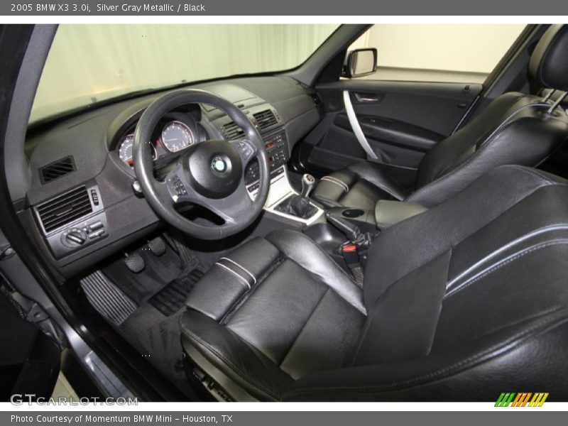 Silver Gray Metallic / Black 2005 BMW X3 3.0i