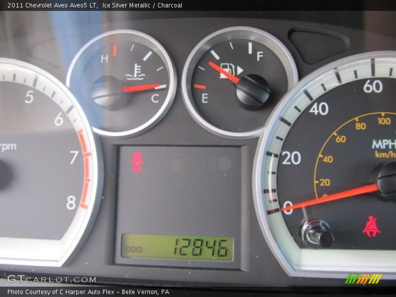 Ice Silver Metallic / Charcoal 2011 Chevrolet Aveo Aveo5 LT