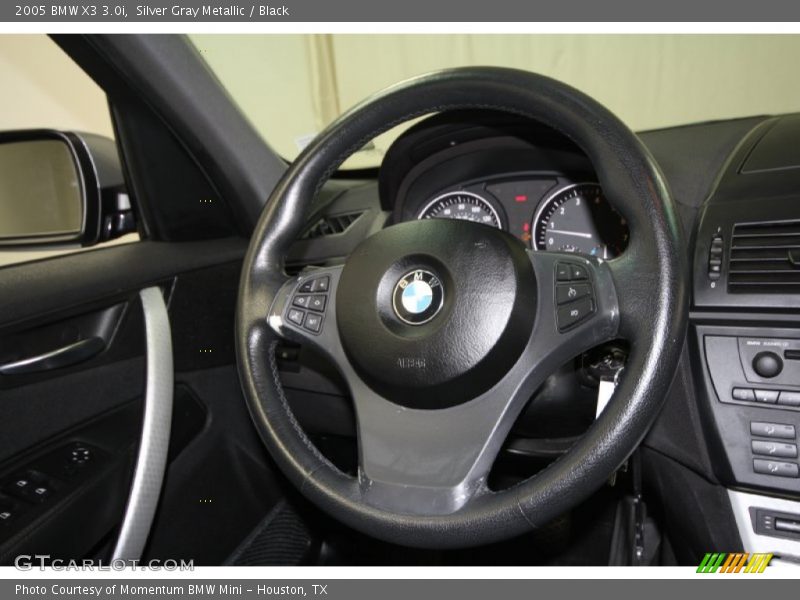 Silver Gray Metallic / Black 2005 BMW X3 3.0i
