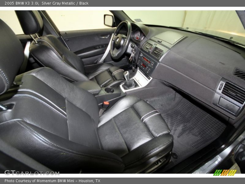 Silver Gray Metallic / Black 2005 BMW X3 3.0i